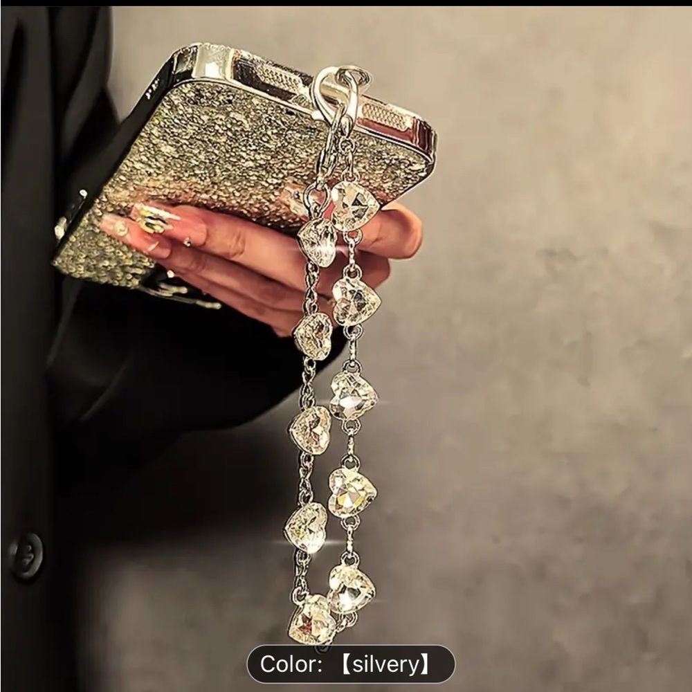 BLING Cell Phone Wristlet *comes With Plastic Piece to Attach To Your Phone